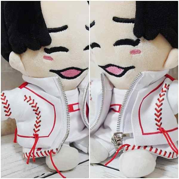 画像3: ちびぬい 衣装 コスチューム 服 na264 野球ボール風 衣装 黄色担 (3)