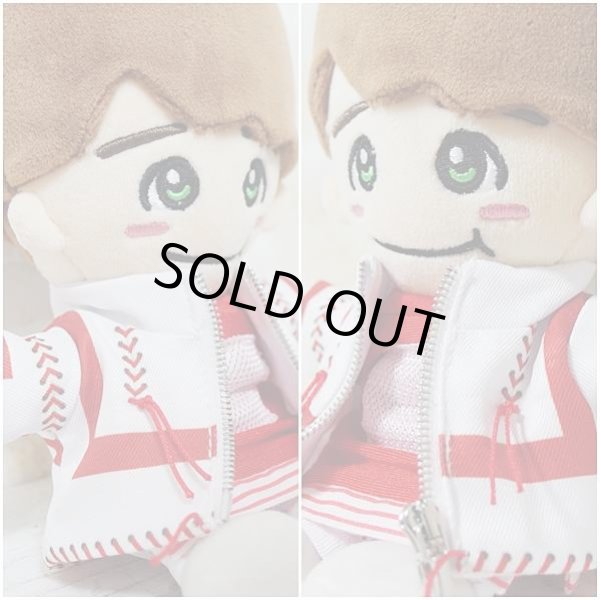 画像3: ちびぬい 衣装 コスチューム 服 na265 野球ボール風　衣装 緑担当 (3)