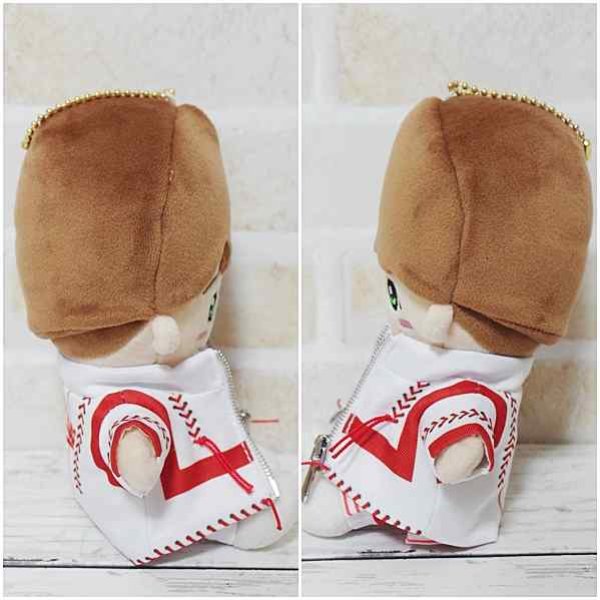 画像4: 【予約受付中】 ちびぬい 衣装 コスチューム 服 na265 野球ボール風 衣装 緑担当 (4)