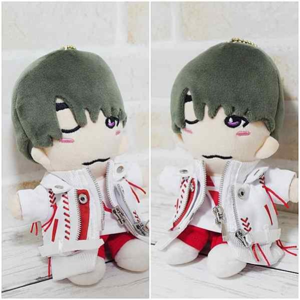 画像2: 【予約受付中】 ちびぬい 衣装 コスチューム 服 na267 野球ボール風 衣装 紫担当 (2)