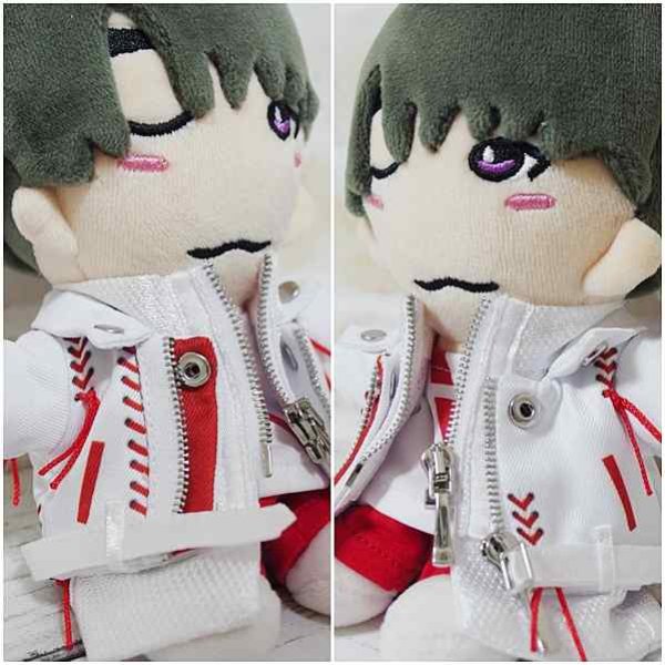 画像3: 【予約受付中】 ちびぬい 衣装 コスチューム 服 na267 野球ボール風 衣装 紫担当 (3)