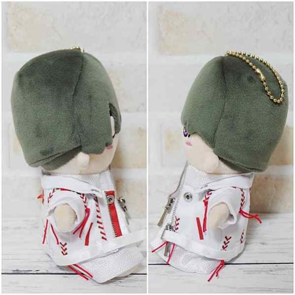 画像4: 【予約受付中】 ちびぬい 衣装 コスチューム 服 na267 野球ボール風 衣装 紫担当 (4)