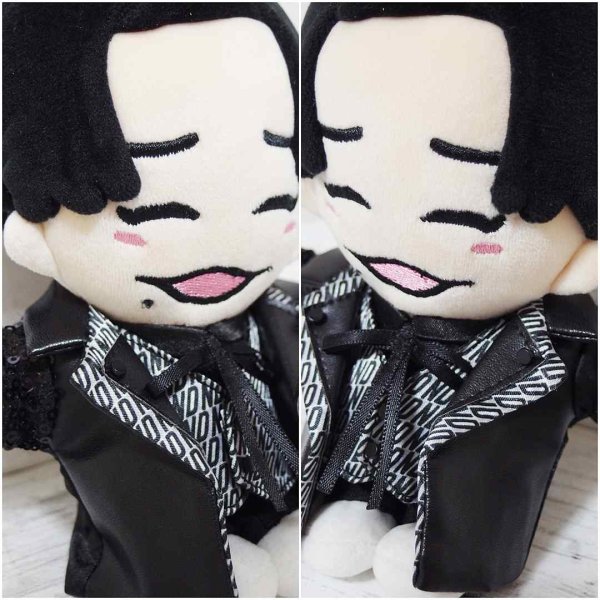 画像3: 【予約受付中】  ちびぬい 衣装 コスチューム 服 na274 2nd 新黒ジャケット衣装 衣装 黄色担 (3)