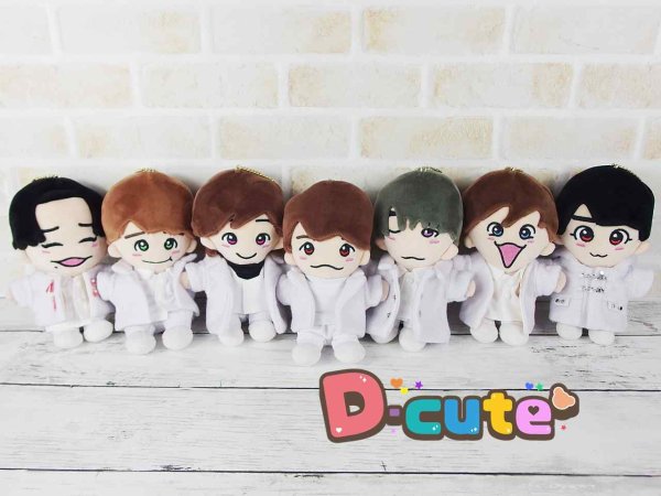 画像5: 【予約受付中】ちびぬい ハッピー 衣装 コスチューム 服 na371 MV白衣装 赤担当 (5)