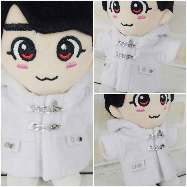 画像3: 【予約受付中】ちびぬい ハッピー 衣装 コスチューム 服 na373 MV白衣装 オレンジ担当 (3)