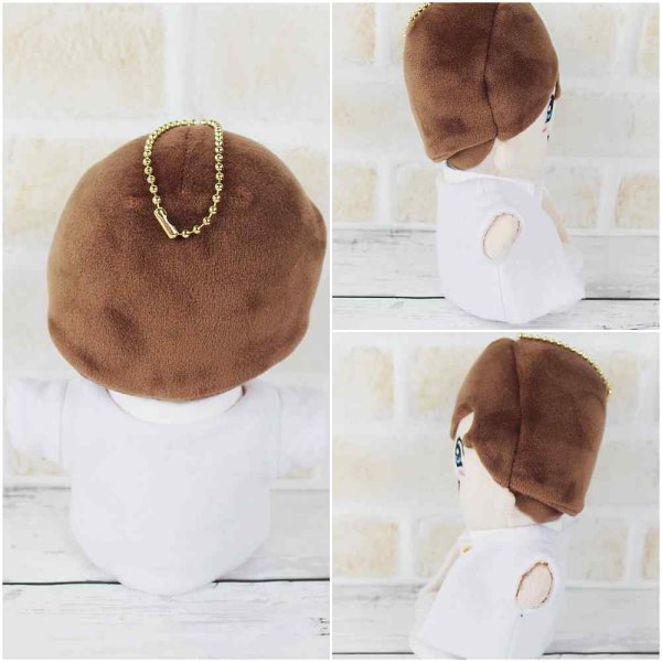 画像3: 【予約受付中】 ちびぬい ハッピー 衣装 コスチューム 服 na376 MV白衣装 青担当 (3)