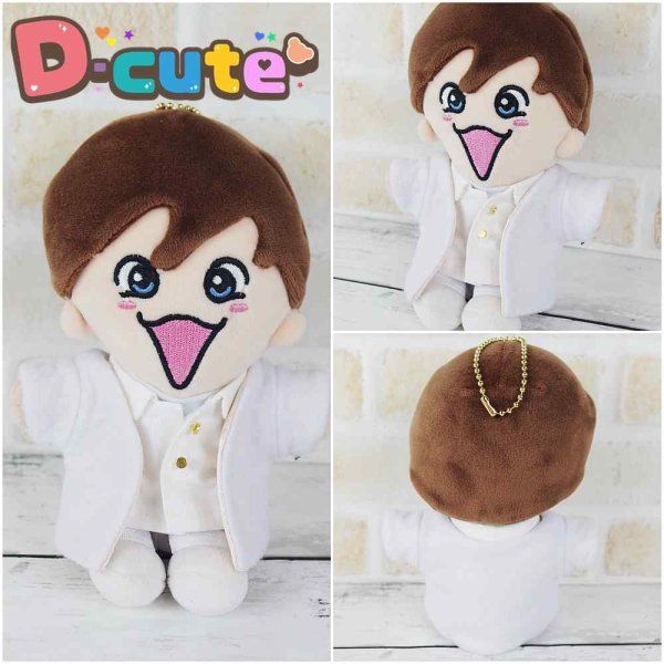 画像4: 【予約受付中】 ちびぬい ハッピー 衣装 コスチューム 服 na376 MV白衣装 青担当 (4)