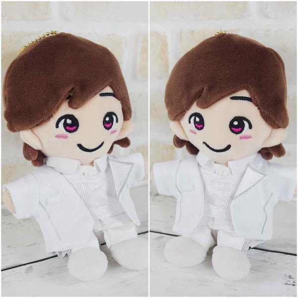 画像2: 【予約受付中】  ちびぬい  衣装 コスチューム 服 na412 Special MV中の白衣装 ピンク担当 (2)