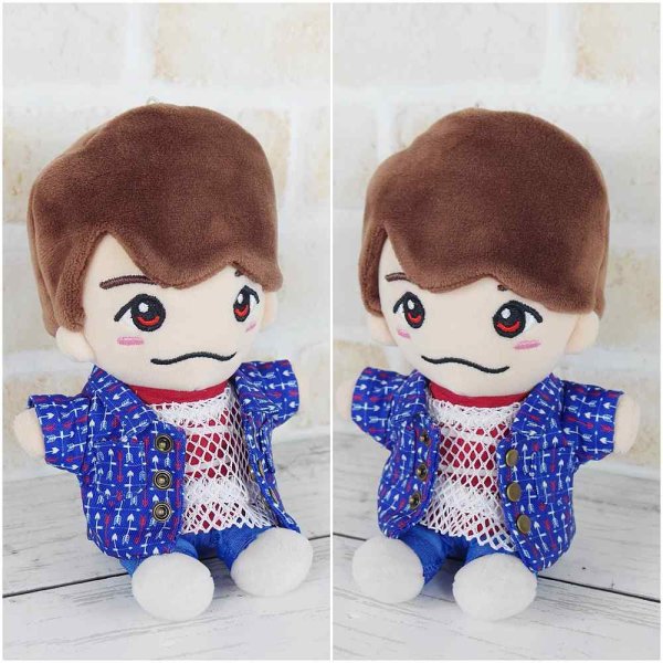 画像2: 【予約受付中】 ちびぬい  衣装 コスチューム 服 na421 Poppin衣装 赤担当 (2)