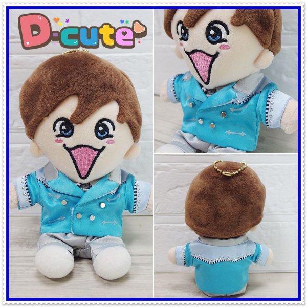 画像4: 【予約受付中】ちびぬい コスチューム 服 na506 アルファ衣装 青担当 (4)