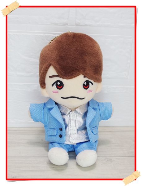 画像2: 赤担当 ちびぬい ギラギラ コスチューム  服 na551 (2)