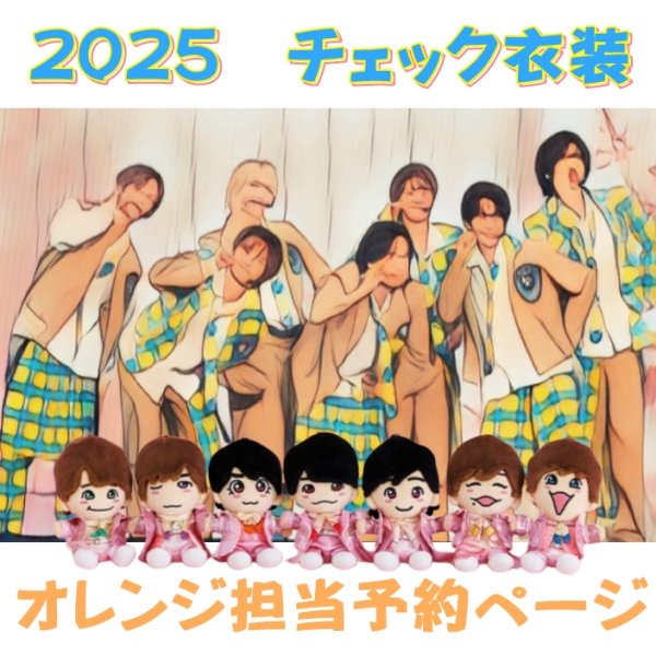 画像1: 【予約受付中】 ちびぬい 2025 チェック柄 コスチューム  na562 (1)