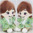 画像2: ちびぬい 2025 チェック柄 コスチューム  na564 (2)