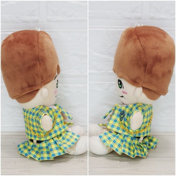 画像3: ちびぬい 2025 チェック柄 コスチューム  na567 (3)