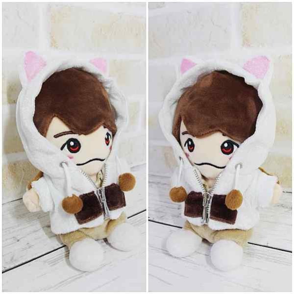 画像2: 【予約受付中】ちびぬい チェックジャケット お洋 衣装 コスチューム 服 na88 猫 白 (2)