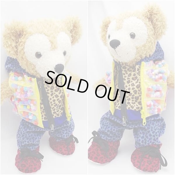 画像2: 【予約受付中】 ダッフィー 衣装 Sサイズ (身長43cm) 2013 NEW 豹柄 コスチューム 服 new05 加 (2)
