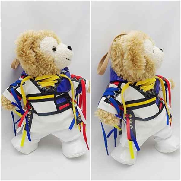 画像2: 【受注製作】 ダッフィー＆ジェラトーニ 衣装 ポーチサイズ (身長28cm) white コスチューム 服 new10 手 (2)