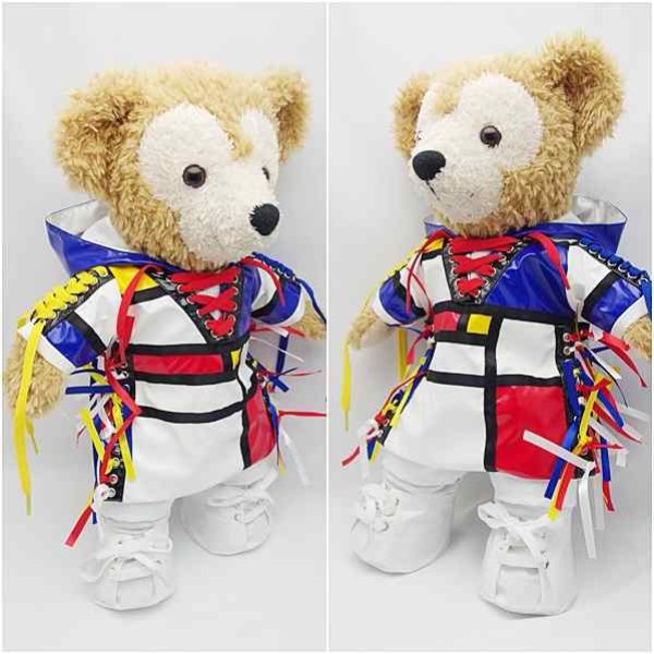 画像2: ダッフィー 衣装 Sサイズ (身長43cm) white コスチューム 服 new13 手 (2)