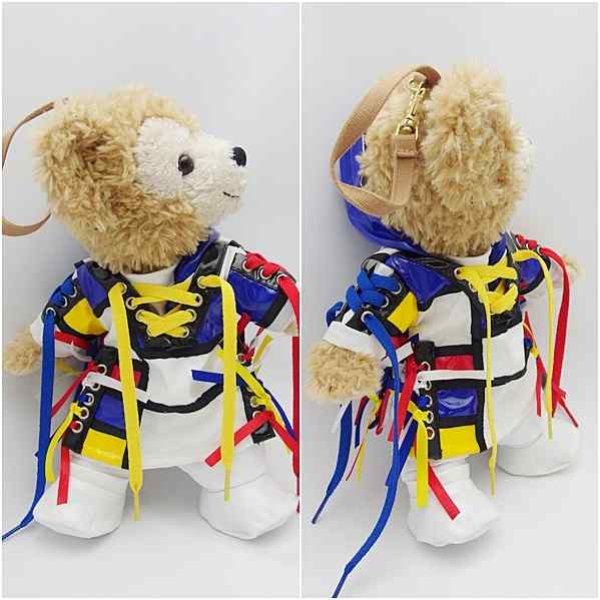 画像2: ダッフィー&ジェラトーニ 衣装 ポーチサイズ (身長28cm) white コスチューム 服 new14 加 (2)