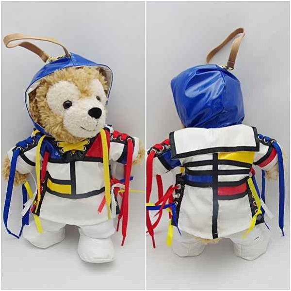 画像3: ダッフィー&ジェラトーニ 衣装 ポーチサイズ (身長28cm) white コスチューム 服 new16 小 (3)