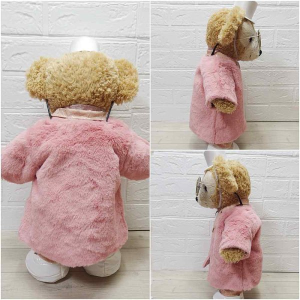 画像3: 【予約受付中】ダッフィー 衣装 Sサイズ (身長43cm) Number 風 ピンクコート コスチューム 服 Ni00 (3)