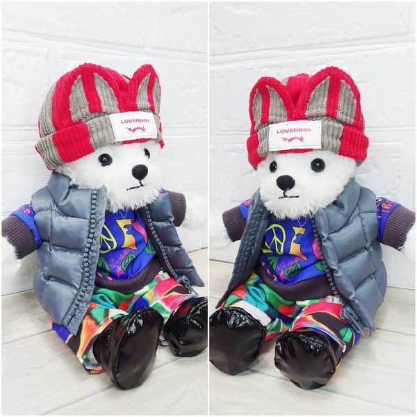 画像2: 【予約受付中】 キンプリベア衣装  Number 風 青いグレーダウン コスチューム 服 Ni05 (2)