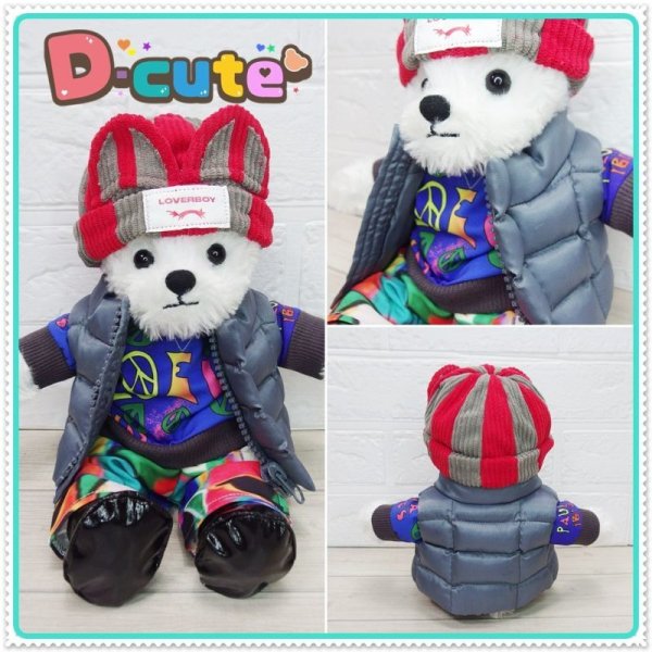 画像4: 【予約受付中】 キンプリベア衣装  Number 風 青いグレーダウン コスチューム 服 Ni05 (4)