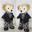 画像2: ダッフィー 衣装 Sサイズ (身長43cm) Number 風 チェック コスチューム 服 Ni03 (2)