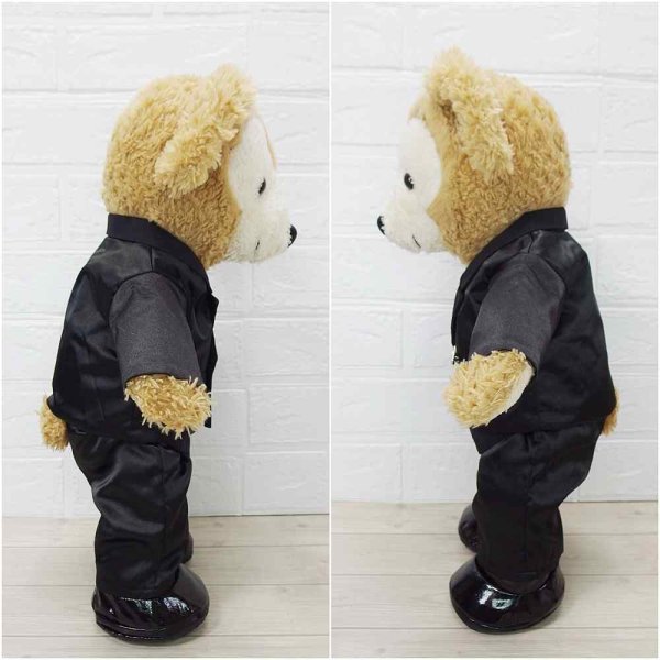 画像3: ダッフィー 衣装 Sサイズ (身長43cm) LIVE 黒ジャケット コスチューム 服 Ni20 (3)
