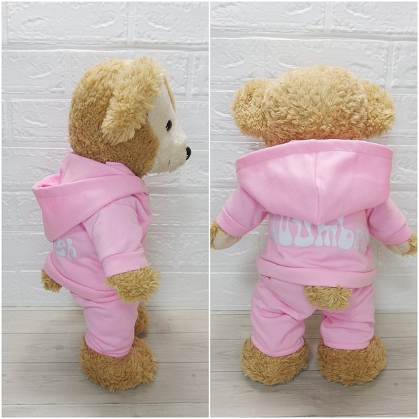 画像3: ダッフィー 衣装 Sサイズ (43cm) ジャージ コスチューム 赤 Ni60 (3)