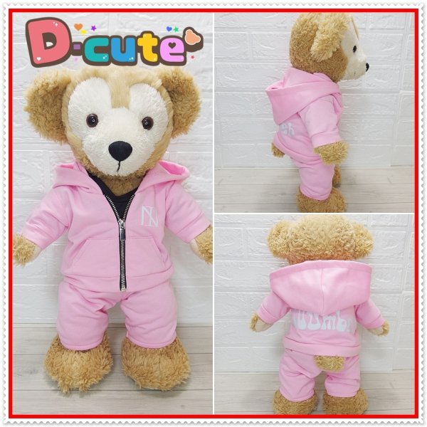 画像4: ダッフィー 衣装 Sサイズ (43cm) ジャージ コスチューム 赤 Ni60 (4)