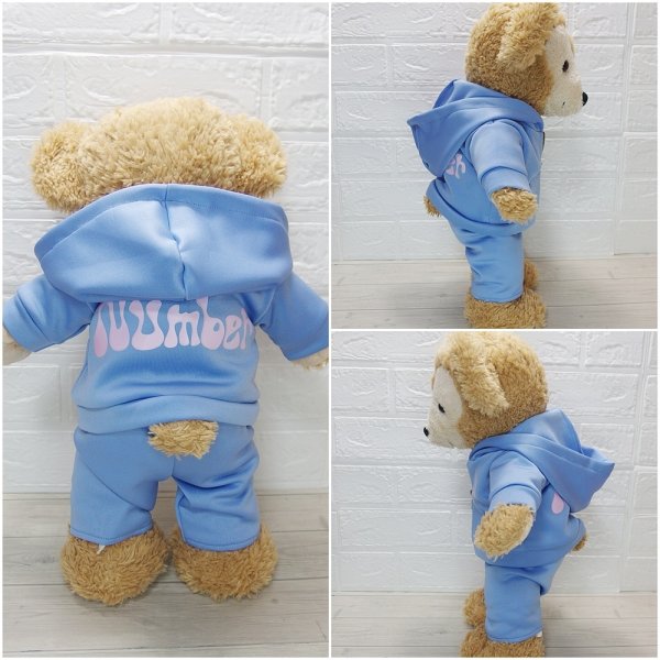 画像3: ダッフィー 衣装 Sサイズ (43cm) ジャージ コスチューム 緑 Ni61 (3)