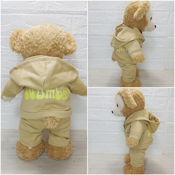 画像3: ダッフィー 衣装 Sサイズ (43cm) ジャージ コスチューム 紫 Ni62 (3)