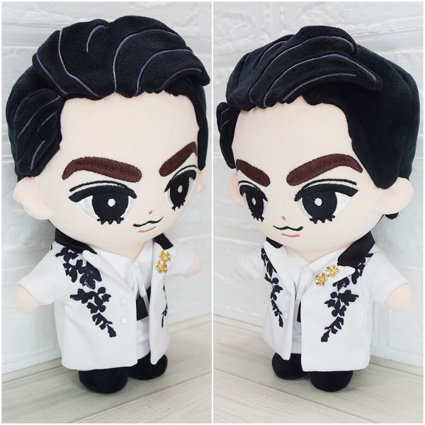 画像2: BIG すのチル コスチューム 白黒 衣装 白担当 sb403 (2)