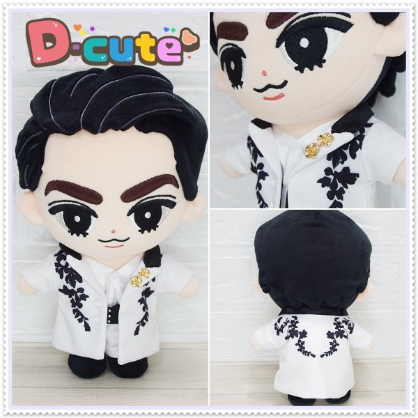 画像4: BIG すのチル コスチューム 白黒 衣装 白担当 sb403 (4)