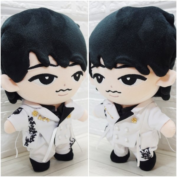 画像2: BIG すのチル コスチューム 白黒 衣装 紫担当 sb406 (2)