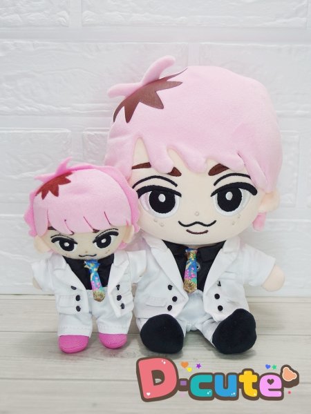 画像1: スペシャルズ 白 スーツ 衣装 (すのチル小/BIG選択) ピンク担当 sn520 (1)