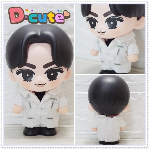 画像4: 【予約受付中】 ソフビ つなぎ衣装 白担当 sf173 (4)