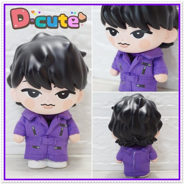 画像4: 【予約受付中】 ソフビ つなぎ衣装 紫担当 sf176 (4)