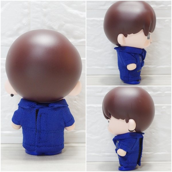 画像3: 【予約受付中】 ソフビ つなぎ衣装 青担当 sf177 (3)