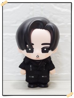 【予約受付中】ソフビ つなぎ衣装 黒担当 sf179