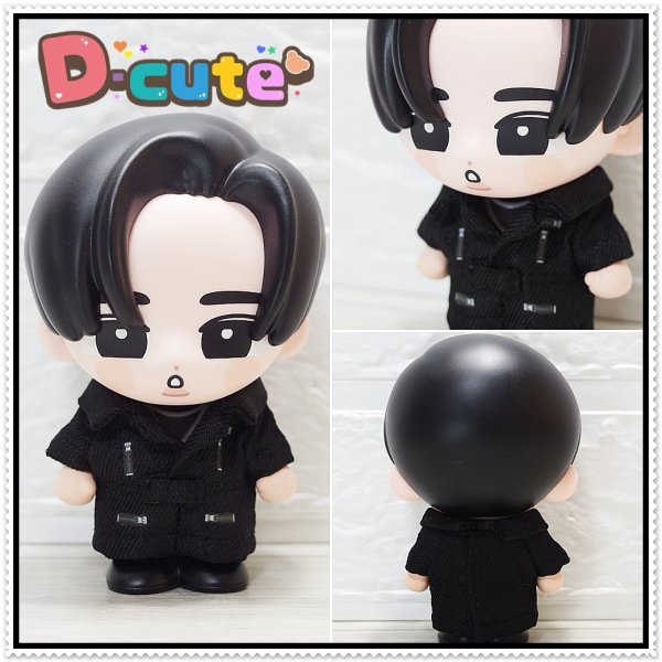 画像4: 【予約受付中】 ソフビ つなぎ衣装 黒担当 sf179 (4)