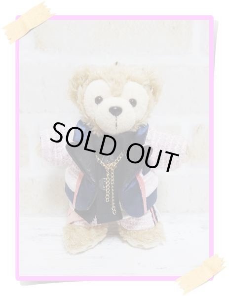 画像1: 『SALE中』 ダッフィー ぬいばサイズ (14cm) ツイード衣装 snow 風コスチューム 服 担当ピンク sn102 (1)