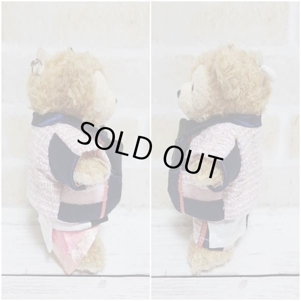 画像3: 【予約受付中】ダッフィー ぬいばサイズ (14cm) ツイード衣装 snow 風コスチューム 服 担当ピンク sn102 (3)