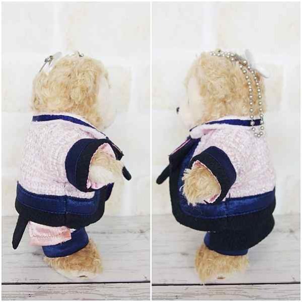 画像4: 【予約受付中】 ダッフィー ぬいばサイズ (14cm) ツイード衣装 snow 風コスチューム 服 担当緑 sn104 (4)