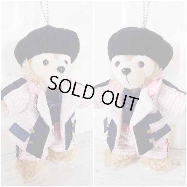 画像2: 『在庫処分SALE中』ダッフィー ぬいばサイズ (14cm) ツイード衣装 snow 風コスチューム 服 担当オレンジ sn105 (2)