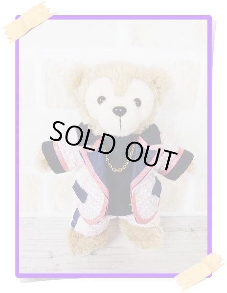 画像1: 『SALE中』 ダッフィー ぬいばサイズ (14cm) ツイード衣装 snow 風コスチューム 服 担当紫 sn106 (1)