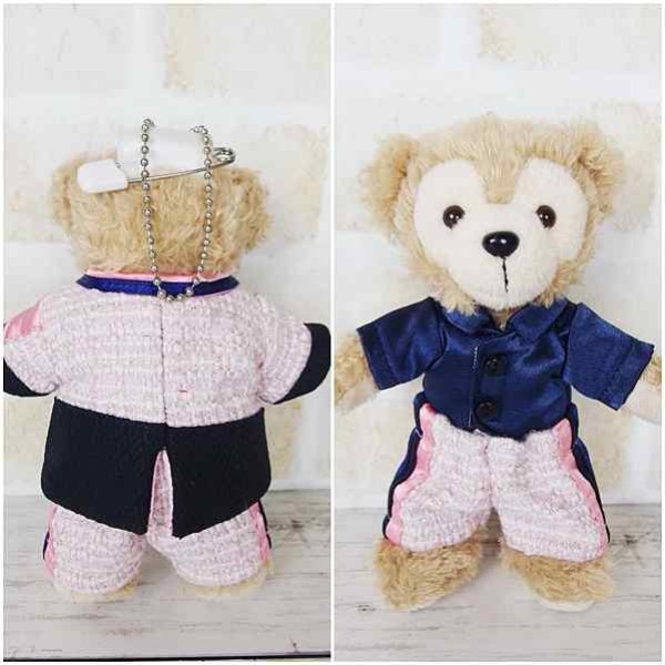 画像5: 【予約受付中】ダッフィー ぬいばサイズ (14cm) ツイード衣装 snow 風コスチューム 服 担当黄色 sn108 (5)