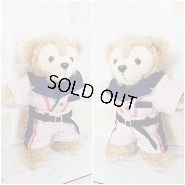 画像2: 【予約受付中】ダッフィー ぬいばサイズ (14cm) ツイード衣装 snow 風コスチューム 服 担当黒 sn109 (2)