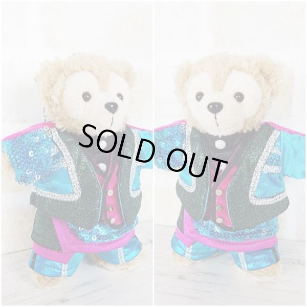画像3: 【予約受付中】  ダッフィー ぬいばサイズ (14cm) ターコイズブルー衣装 コスチューム 服 担当ピンク sn112 (3)